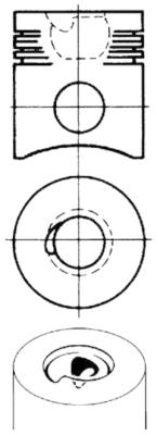 KOLBENSCHMIDT Dugattyú 92824600