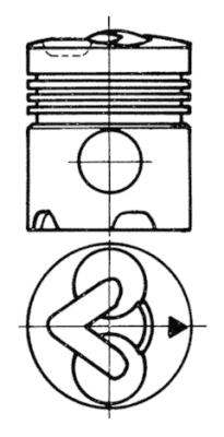 KOLBENSCHMIDT Dugattyú 92834600