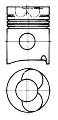 KOLBENSCHMIDT Dugattyú 93052600