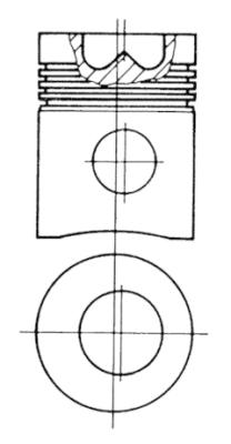 KOLBENSCHMIDT Dugattyú 93173600