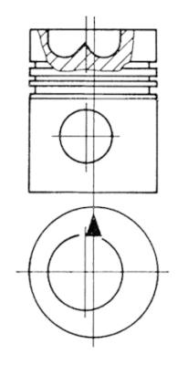 KOLBENSCHMIDT Dugattyú 99408600