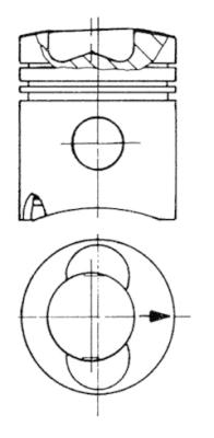 KOLBENSCHMIDT Dugattyú 93741600