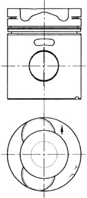 KOLBENSCHMIDT Dugattyú 94332600