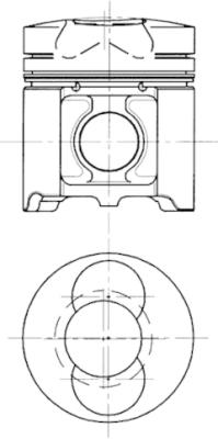 KOLBENSCHMIDT Dugattyú 94654600