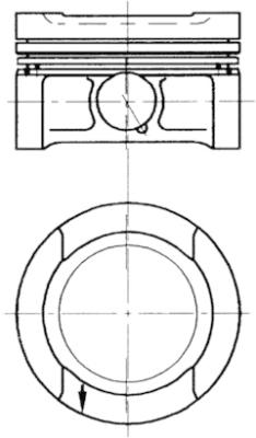 KOLBENSCHMIDT Dugattyú 94503700