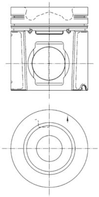 KOLBENSCHMIDT Dugattyú 99353600