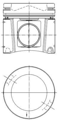 KOLBENSCHMIDT Dugattyú 40448601