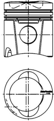 KOLBENSCHMIDT Dugattyú 99775600