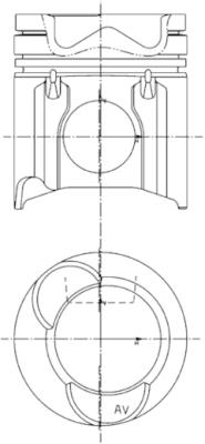 KOLBENSCHMIDT Dugattyú 99943600