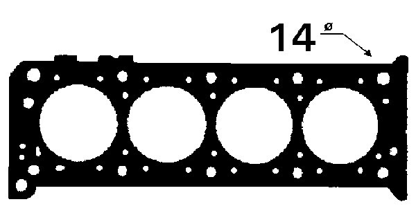 BGA Hengerfej töm. CH4395_BGA