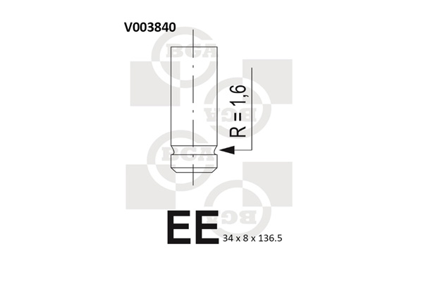 BGA Szelep V003840_BGA