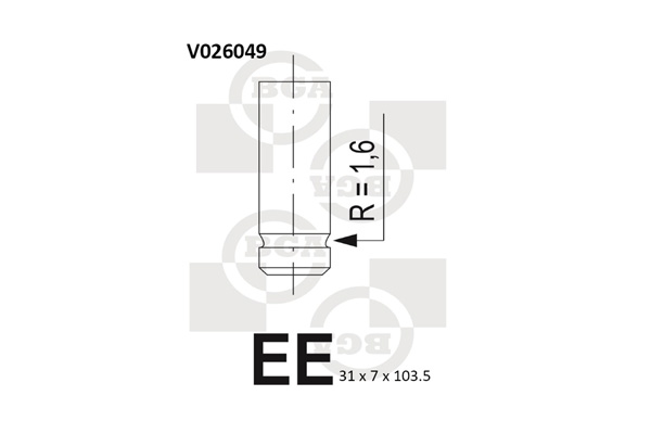 BGA Szelep V026049_BGA