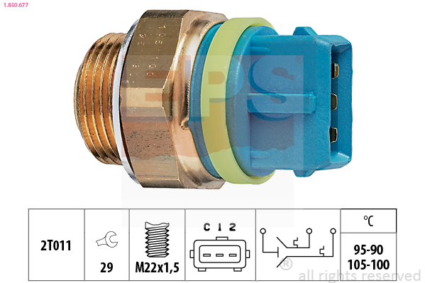 EPS Ventilátor kapcsoló 1.850.677_EPS