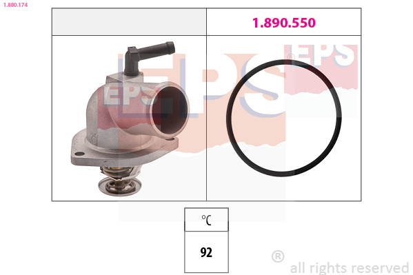 EPS Termosztát házzal 1.880.174_EPS