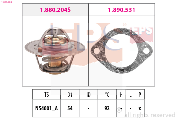 EPS Termosztát 1.880.204_EPS