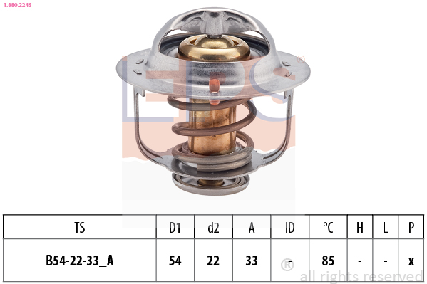 EPS Termosztát 1.880.224S_EPS