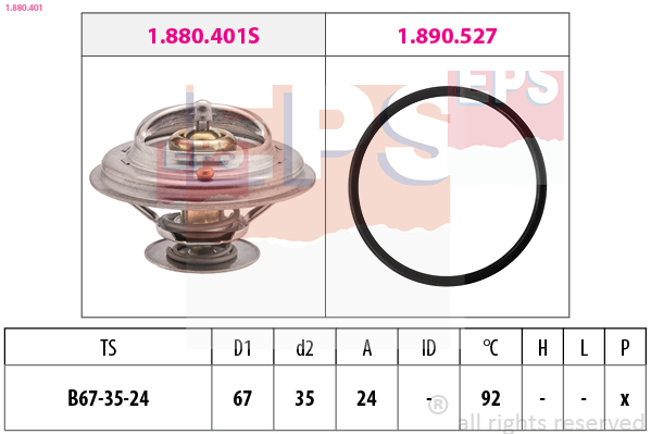 EPS Termosztát+tömítés 1.880.401_EPS