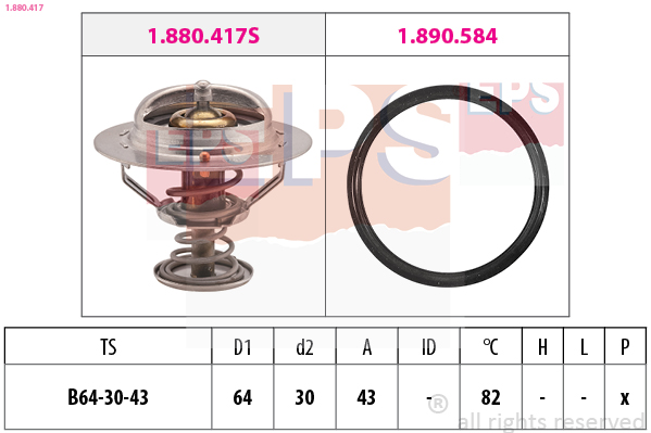 EPS Termosztát+tömítés 1.880.417_EPS