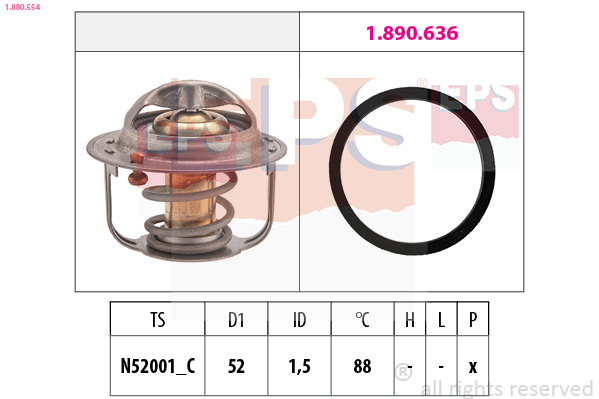 EPS Termosztát 1.880.554_EPS