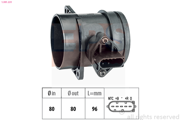 EPS Légtömegmérő ház nélkül 1.991.331_EPS