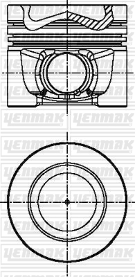 YENMAK Dugattyú 31-04341-050_YEN