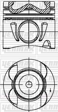 YENMAK Dugattyú 38-04676-000_YEN