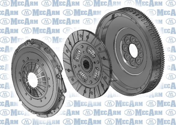 MECARM Kuplungszett (3db) SMF kinyomócs. nélkül MK40018