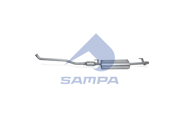 SAMPA Kipufogódob, középső+hátsó 207.168_SAMPA