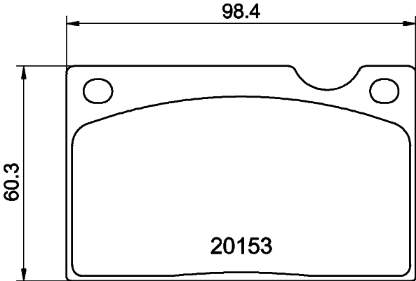 HELLA-PAGID Első fékbetét 8DB355018-391