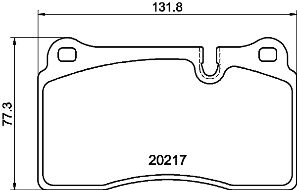 HELLA-PAGID Első fékbetét 8DB355013-201