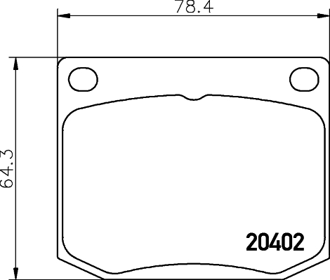 HELLA-PAGID Első fékbetét 8DB355017-381