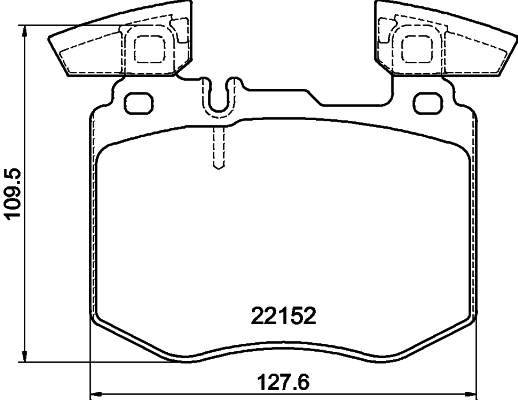 HELLA-PAGID Fékbetét, mind 8DB355039-981_HELP