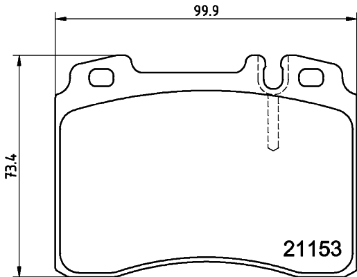 HELLA-PAGID Első fékbetét 8DB355008-181