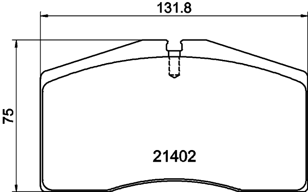 HELLA-PAGID Első fékbetét 8DB355018-301