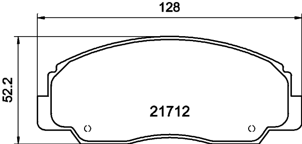 HELLA-PAGID Első fékbetét 8DB355009-781