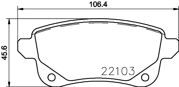 HELLA-PAGID Fékbetét, mind 8DB355023-211_HELP