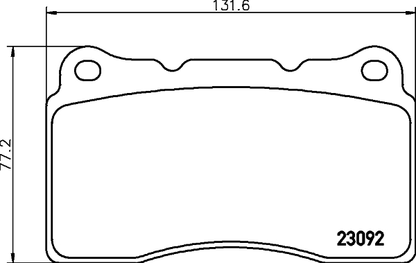 HELLA-PAGID Első fékbetét 8DB355011-431