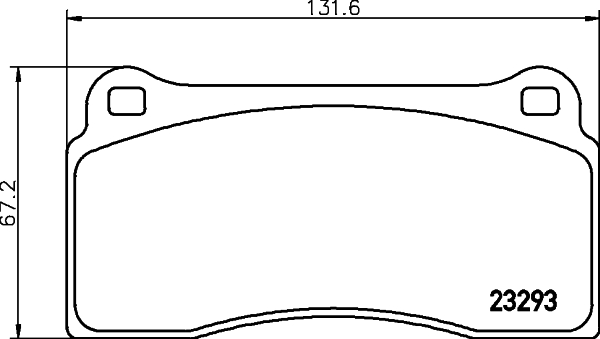 HELLA-PAGID Első fékbetét 8DB355008-981