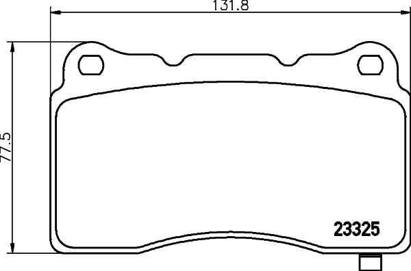 HELLA-PAGID Első fékbetét 8DB355014-451