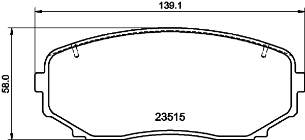 HELLA-PAGID Fékbetét, mind 8DB355032-941_HELP