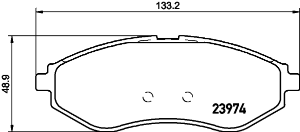 HELLA-PAGID Első fékbetét 8DB355011-251