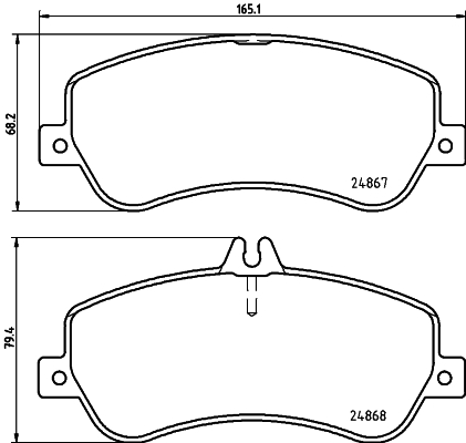 HELLA-PAGID Első fékbetét 8DB355014-221