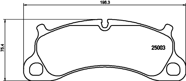 HELLA-PAGID Első fékbetét 8DB355019-731