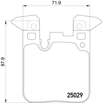 HELLA-PAGID Fékbetét, mind 8DB355021-611_HELP