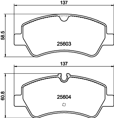 HELLA-PAGID Fékbetét, mind 8DB355020-721_HELP