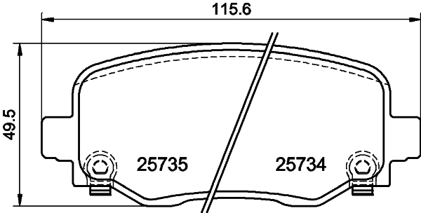 HELLA-PAGID Fékbetét, mind 8DB355024-701_HELP