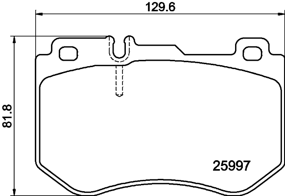 HELLA-PAGID Fékbetét, mind 8DB355021-741_HELP