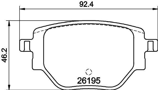 HELLA-PAGID Fékbetét, mind 8DB355040-321_HELP