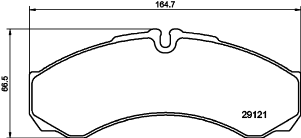 HELLA-PAGID Első fékbetét 8DB355005-411