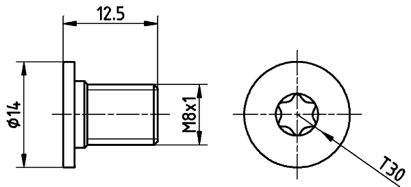 HELLA-PAGID Csavar, féktárcsához 8DZ355209-021